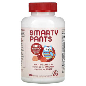 SmartyPants Kids Formula Multi & Omega 3s Cherry Berry 120 viên 817053020561