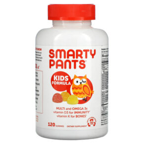 SmartyPants Kids Formula Multi & Omega 3s Strawberry Banana Orange & Lemon 120 viên 851356004019