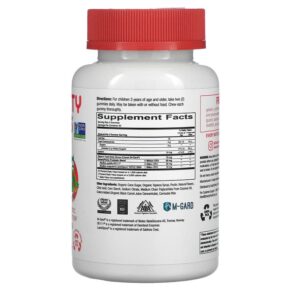 SmartyPants Kids Prebiotic and Probiotic Immunity Formula Strawberry Creme 2 Billion CFU 60 Gummies 817053020059