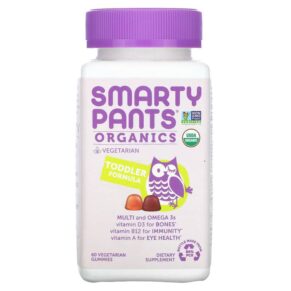 SmartyPants Organics Toddler Formula Cherry & Mixed Berry 60 viên 817053020875