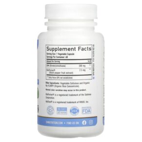 SMNutrition DIM + BioPerine 200 mg 60 Capsules 850005458005