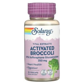Solaray Activated Broccoli Vital Extracts 350 mg 30 viên 076280282467