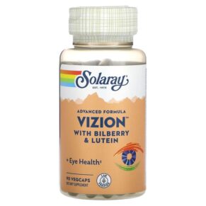Solaray Advanced Formula Vizion + Blueberry & Lutein 90 viên 076280031508
