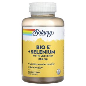 Solaray Bio E + Selenium + Lecithin 134 mg 120 viên 076280041699