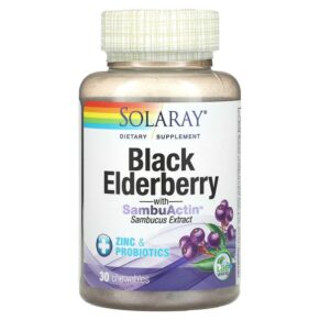 Solaray Black Elderberry + SambuActin 30 viên 076280254181