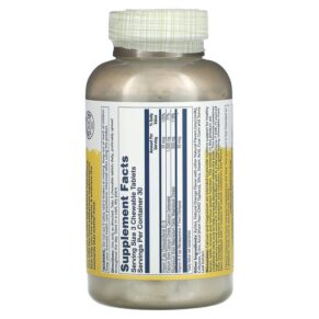 Solaray Cal-Mag Citrate with Vitamin D3 & K2 Natural Orange 90 Chewables 076280373691