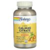 Solaray Cal-Mag Citrate + Vitamin D3 & K2 Natural Orange 90 viên 076280373691