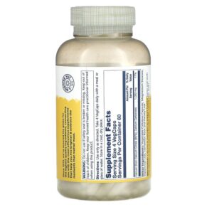 Solaray Calcium Citrate 250 mg 240 VegCaps 076280458527
