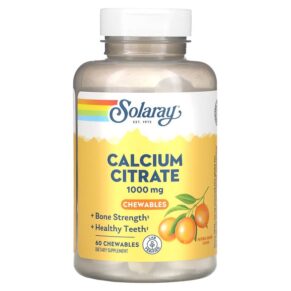 Solaray Calcium Citrate Natural Orange 250 mg 60 viên 076280045840