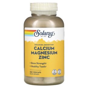 Solaray Calcium Magnesium Zinc 250 viên 076280045611