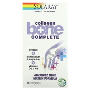 Solaray Collagen Bone Complete Advanced Bone Matrix Formula 90 viên 076280664560