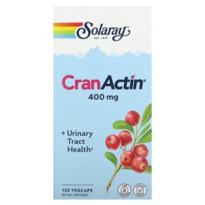 Solaray CranActin Urinary Tract Health 400 mg 120 viên 076280008418