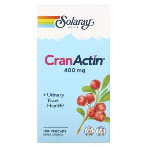 Solaray CranActin Urinary Tract Health 400 mg 180 viên 076280084221