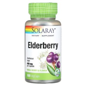 Solaray Elderberry 450 mg 100 viên 076280124453
