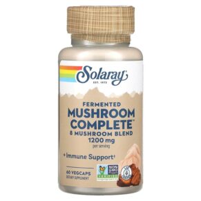 Solaray Fermented Mushroom Complete 600 mg 60 viên 076280953794