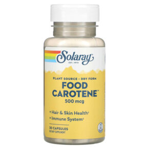 Solaray Food Carotene 500 mcg 30 viên 076280041132