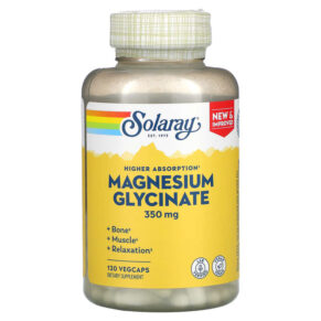 Solaray High Absorption Magnesium Glycinate 350 mg 120 viên 076280549010