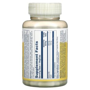 Solaray High Potency Betaine HCL with Pepsin 650 mg 100 VegCaps 076280048148