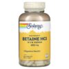 Solaray High Potency Betaine HCL + Pepsin 650 mg 250 viên 076280048155