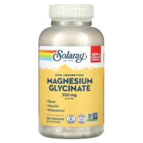 Solaray Higher Absorption Magnesium Glycinate 350 mg 240 viên 076280895049