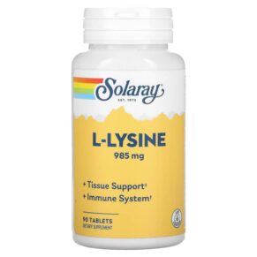 Solaray L-Lysine 333 mg 90 viên 076280048605