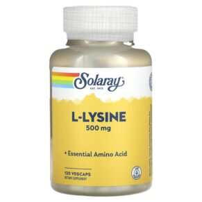 Solaray L-Lysine 500 mg 120 viên 076280049411