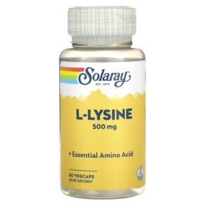 Solaray L-Lysine 500 mg 60 viên 076280049404