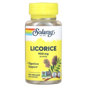 Solaray Licorice 450 mg 100 viên 076280193701