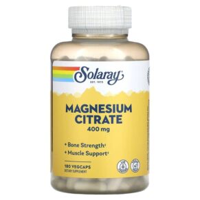 Solaray Magnesium Citrate 133 mg 180 viên 076280374025