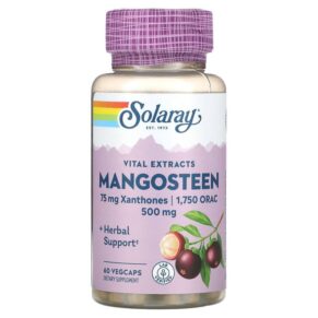 Solaray Mangosteen Vital Extracts 500 mg 60 viên 076280138979