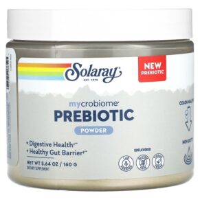Solaray Mycrobiome Prebiotic Powder Unflavored 5.64 oz (160 g) 076280266191