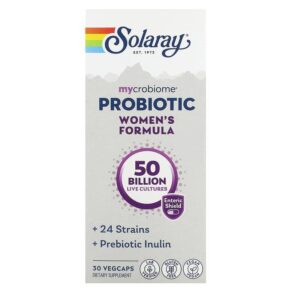 Solaray Mycrobiome Probiotic Women's Formula 50 Billion 30 Enteric viên 076280737202