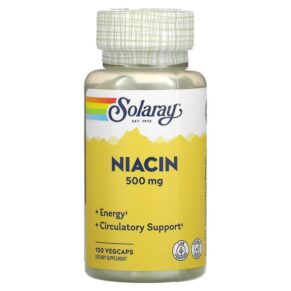 Solaray Niacin 500 mg 100 viên 076280043631