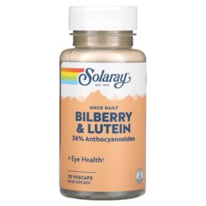 Solaray Once Daily Bilberry & Lutein 30 viên 076280031157