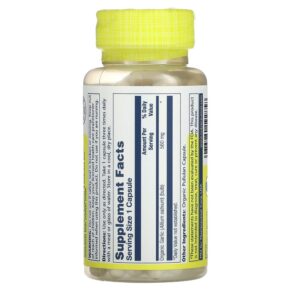 Solaray Organic Garlic 560 mg 100 Organic Capsules 076280192858