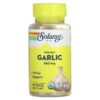 Solaray Organic Garlic 560 mg 100 Organic viên 076280192858