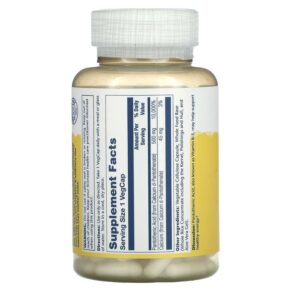 Solaray Pantothenic Acid 500 mg 100 VegCaps 076280043808
