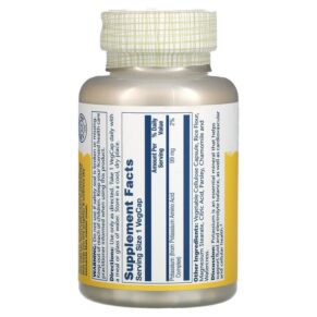 Solaray Potassium 99 mg 200 VegCaps 076280046717