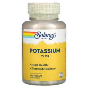 Solaray Potassium 99 mg 200 viên 076280046717