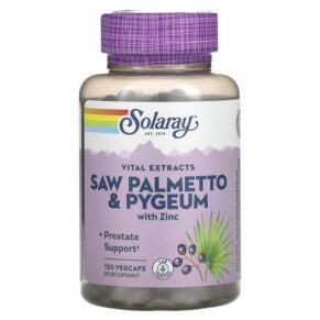 Solaray Saw Palmetto & Pygeum + Zinc 120 viên 076280037685
