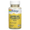 Solaray Super Bio Vitamin D-3 125 mcg 120 viên 076280697551