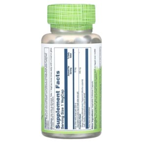 Solaray True Herbs Aloe Vera Gel 10 mg 100 VegCaps 076280001204