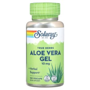 Solaray True Herbs Aloe Vera Gel 10 mg 100 viên 076280001204