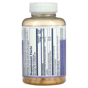 Solaray Two Daily Glucosamine Sulfate with Turmeric & Boswellia 1.500 mg 120 VegCaps 076280081527