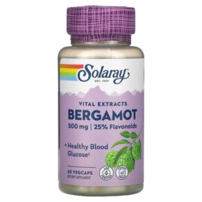 Solaray Vital Extracts Bergamot 500 mg 60 viên 076280494167