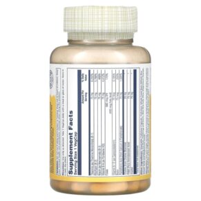 Solaray Vitamin B-Complex 75 Timed-Release 100 VegCaps 076280042917