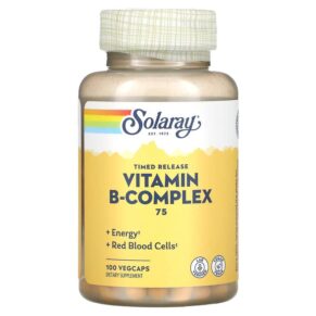 Solaray Vitamin B-Complex 75 Timed-Release 100 viên 076280042917
