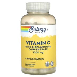 Solaray Vitamin C + Bioflavonoid Concentrate 1.000 mg 250 viên 076280044416