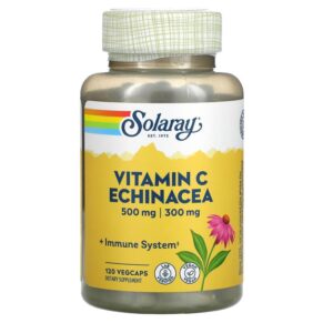 Solaray Vitamin C Echinacea 500 mg/300 mg 120 viên 076280043945