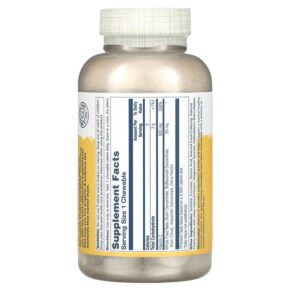 Solaray Vitamin C Chewables Natural Cherry 500 mg 100 Chewables 076280044904